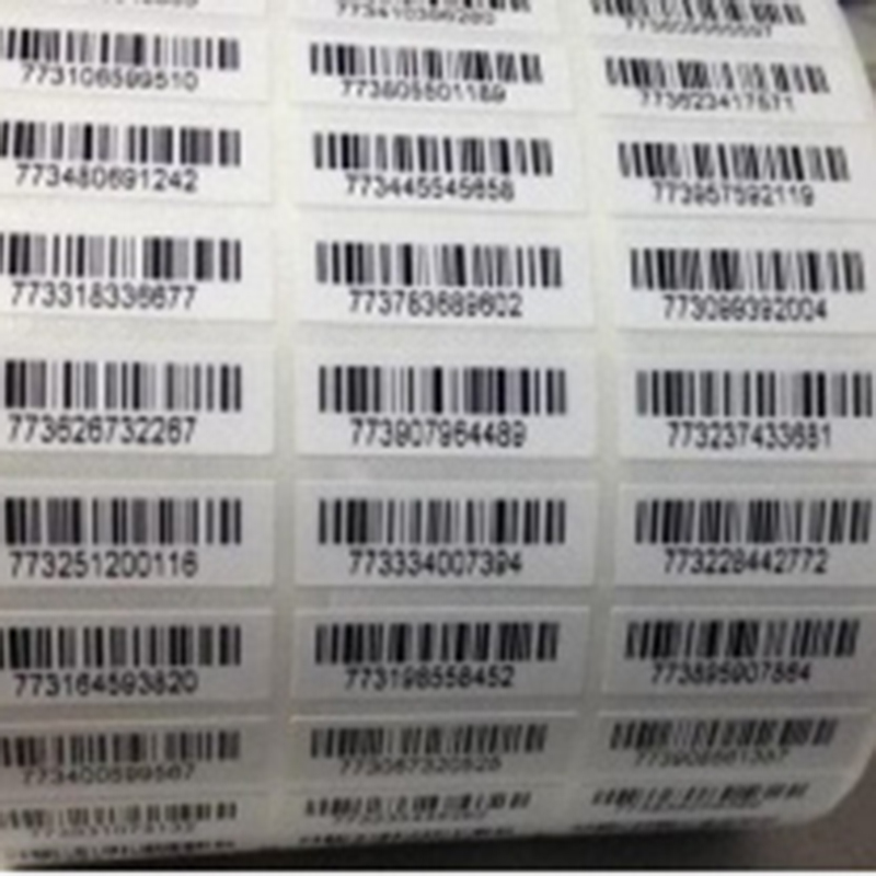 High Temperature Resistant Barcode Label Printable PI Label High Temperature Resistant Barcode Label Printable PI Label